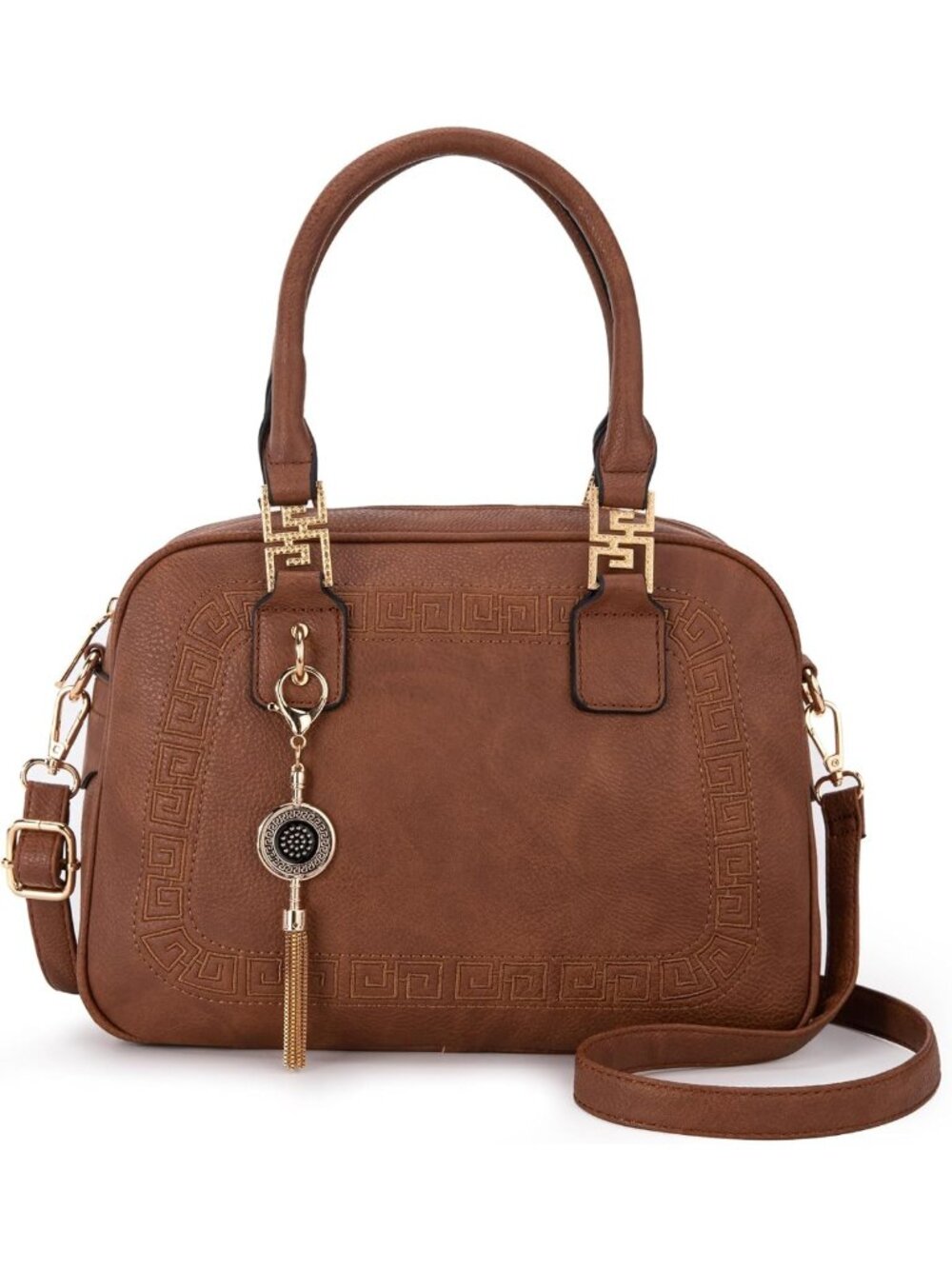 Stylish Women's Crossbody Satchel Handbag with Detachable Strap - Perfect for